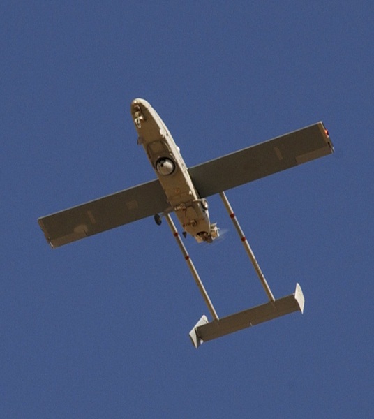  Pioneer UAV on Iraq Surveillance Mission. 